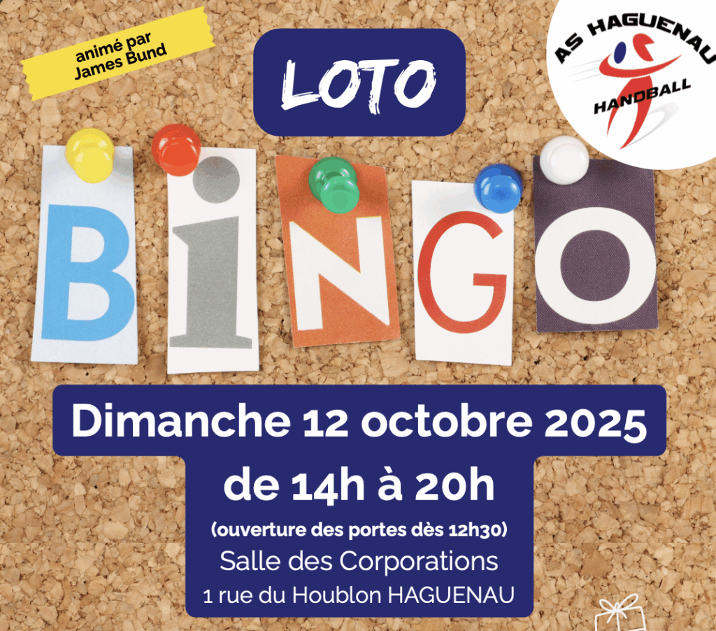 Le grand Loto Bingo de l’AS Haguenau Handball fait son retour !